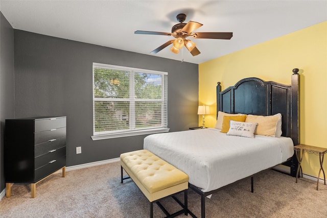 8208 Burleigh St, Frisco, TX 75035 - bedroom featuring carpet flooring, baseboards, and a ceiling fan