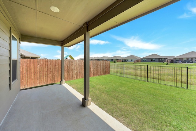 16608 Portage St, Justin, TX 76247 - view of yard featuring a patio and a residential view