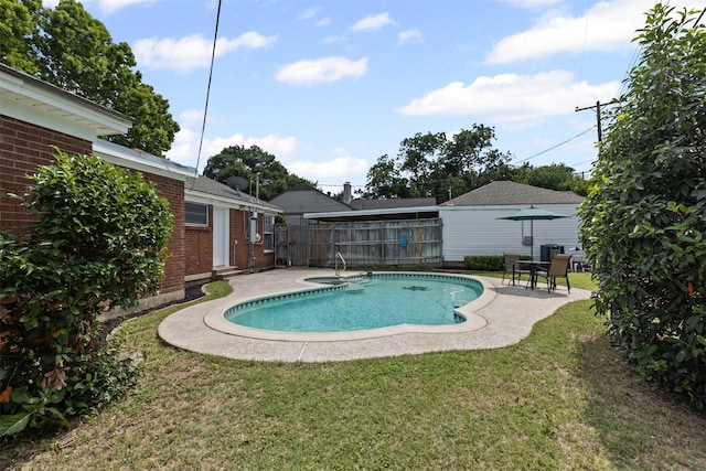 3516 Rogers Ave, Fort Worth, TX 76109 - view of swimming pool with a patio area