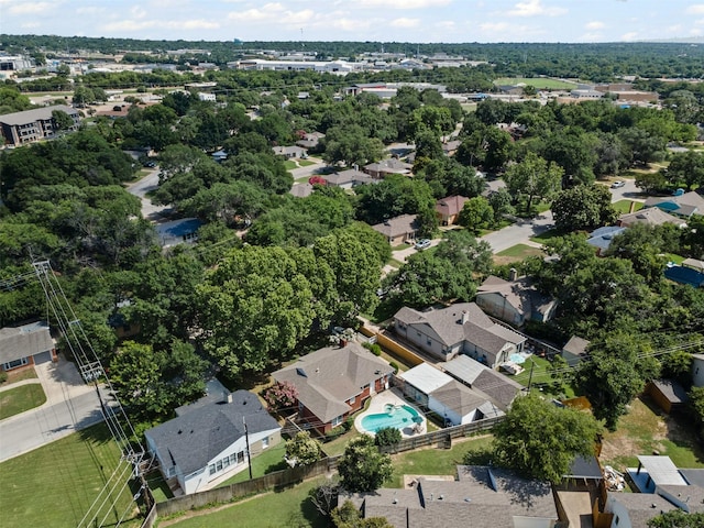 3516 Rogers Ave, Fort Worth, TX 76109 - aerial view of residential area with a pool area