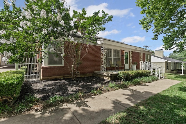 3516 Rogers Ave, Fort Worth, TX 76109 - view of front of house featuring brick siding