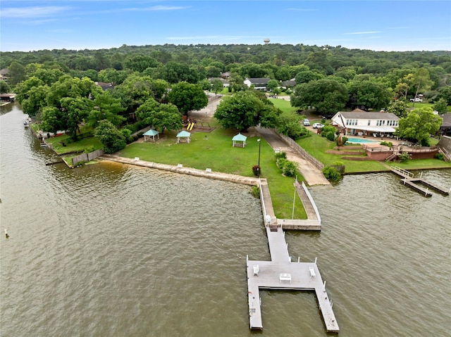 413 Timberlake Dr, Azle, TX 76020 - drone / aerial view of a large body of water