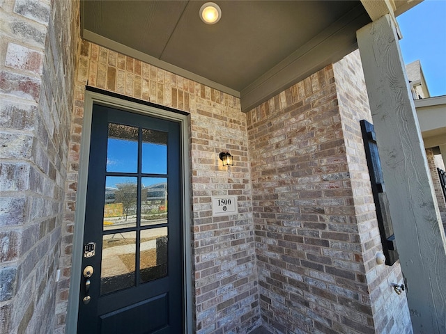 1836 Summer Aura, Mesquite, TX 75181 - entrance to property with brick siding