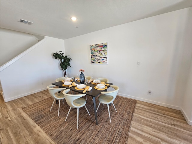 1836 Summer Aura, Mesquite, TX 75181 - dining area featuring light wood-style floors, baseboards, and recessed lighting