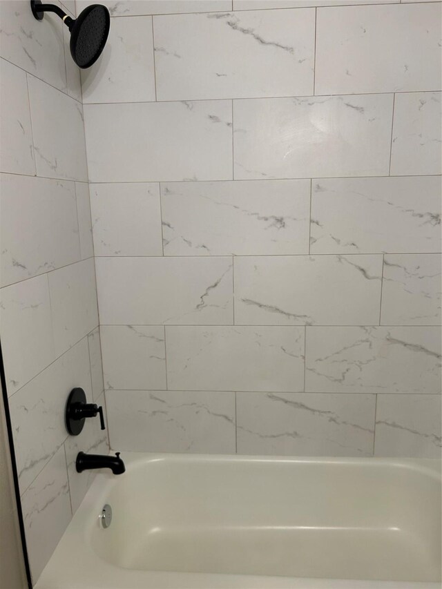 3837 Burning Tree Ln, Garland, TX 75042 - bathroom featuring marble look tiles, toilet, vanity, and baseboards