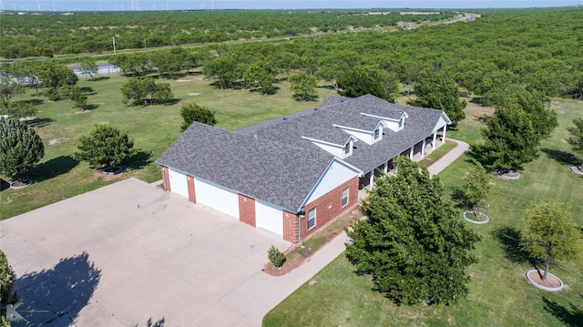13063 Rainey Ridge Ln, Abilene, TX 79602 - view of subject property featuring a heavily wooded area