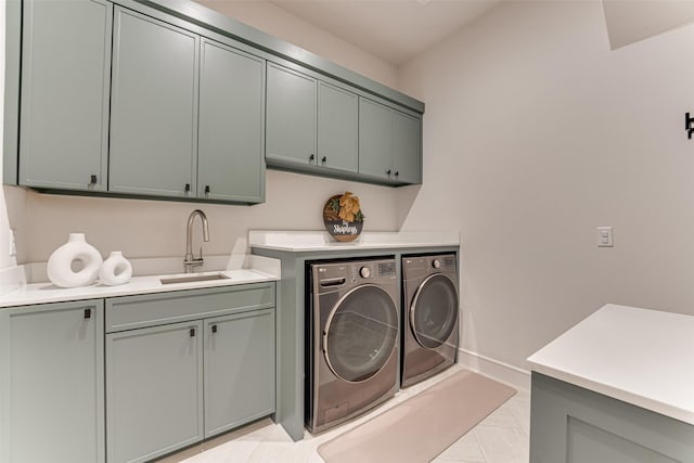 121 Sawgrass Dr, Heath, TX 75032 - laundry area featuring cabinet space and independent washer and dryer
