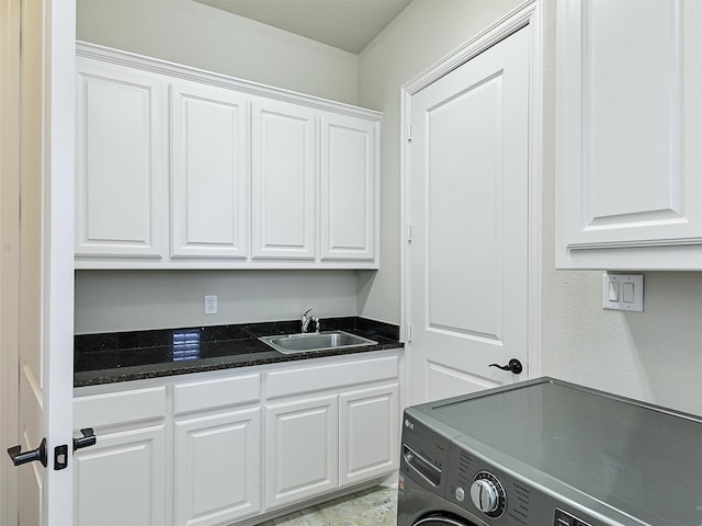 3644 Benchmark Ln, Frisco, TX 75034 - laundry area featuring cabinet space and washer / clothes dryer