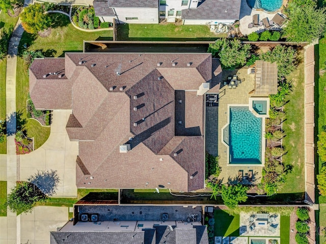 3644 Benchmark Ln, Frisco, TX 75034 - bird's eye view of a pool
