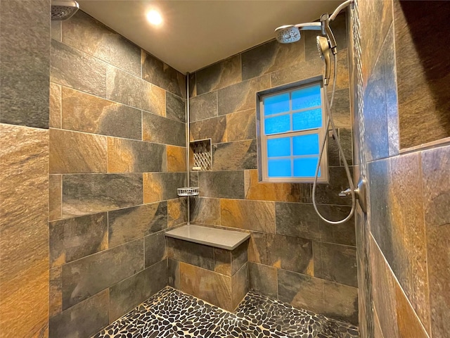 1635 W Pentagon Pkwy, Dallas, TX 75224 - full bath featuring a tile shower