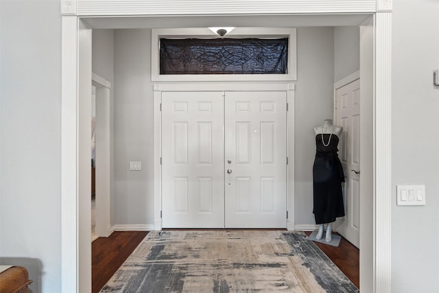 3616 Wandering Trl, Plano, TX 75075 - entryway with wood finished floors and baseboards