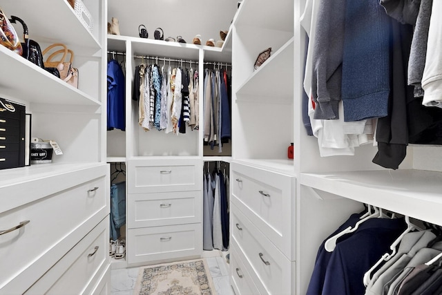 1708 Wheatfield Dr, Mesquite, TX 75149 - walk in closet with light marble finish floors