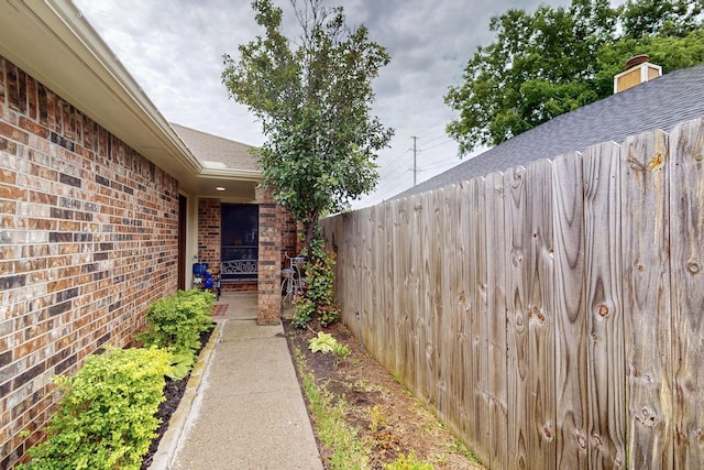 1708 Wheatfield Dr, Mesquite, TX 75149 - view of exterior entry featuring brick siding