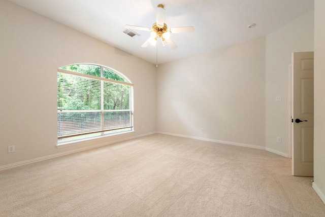 3232 Kent Dr, Flower Mound, TX 75022 - empty room with light carpet and ceiling fan