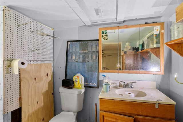 303 E Broadway St, Prosper, TX 75078 - full bathroom with vanity, a shower, and toilet