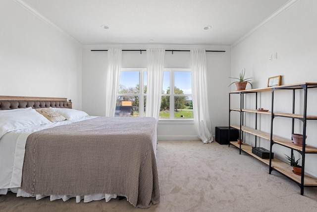 7954 Lax Dr, Fort Worth, TX 76126 - carpeted bedroom with ornamental molding and baseboards