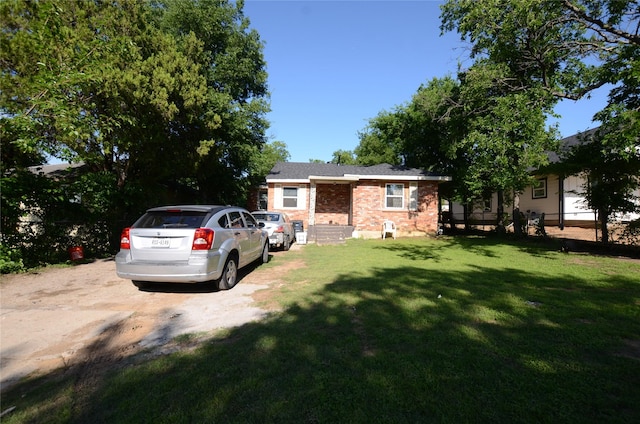 4413 Merida Ave, Fort Worth, TX 76115 - view of front of house with brick siding