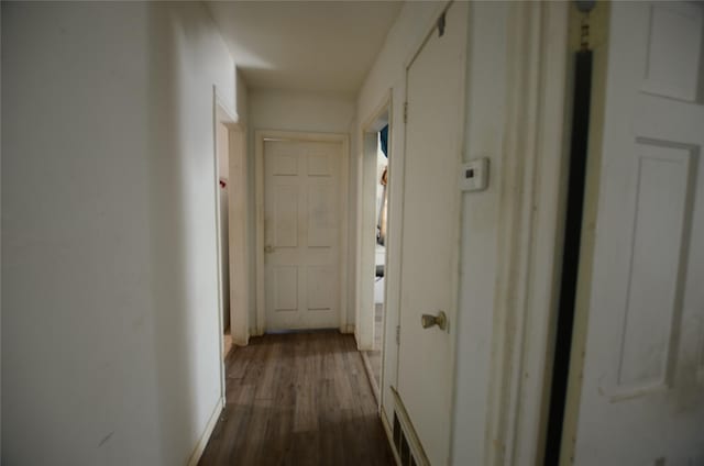 4413 Merida Ave, Fort Worth, TX 76115 - hall with dark wood-style flooring