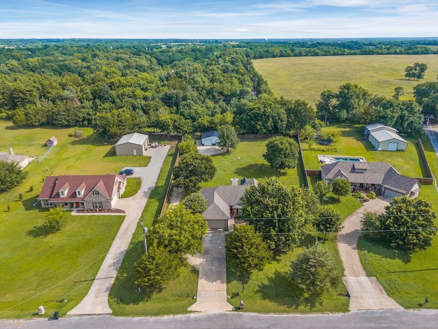 258 Pecan Hollow Cir, Anna, TX 75409 - drone / aerial view of a heavily wooded area