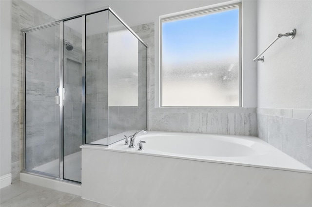 14825 Complacent Way, Aledo, TX 76008 - full bath featuring a shower stall and a garden tub