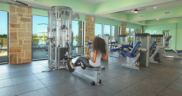 1814 Indigo Creek Ln, Wylie, TX 75098 - view of gym
