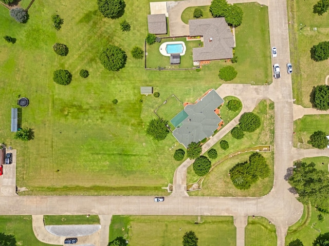 300 Burtonwood Cir, Ovilla, TX 75154 - drone / aerial view of a pool