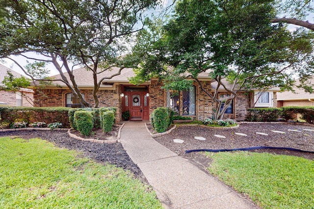 2521 La Vida Pl, Plano, TX 75023 - view of front of property with brick siding