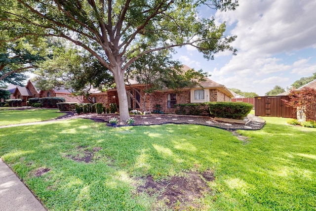 2521 La Vida Pl, Plano, TX 75023 - view of front of house with brick siding