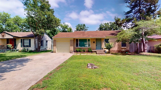 10502 Aledo Dr, Dallas, TX 75228 - single story home with a garage, brick siding, and driveway