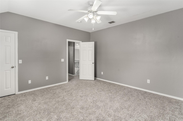 7500 Archer Way, Mckinney, TX 75072 - unfurnished bedroom featuring carpet flooring, baseboards, ceiling fan, and lofted ceiling