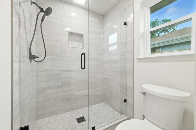 2428 Meadow Crk, Bedford, TX 76021 - bathroom with toilet and a shower stall