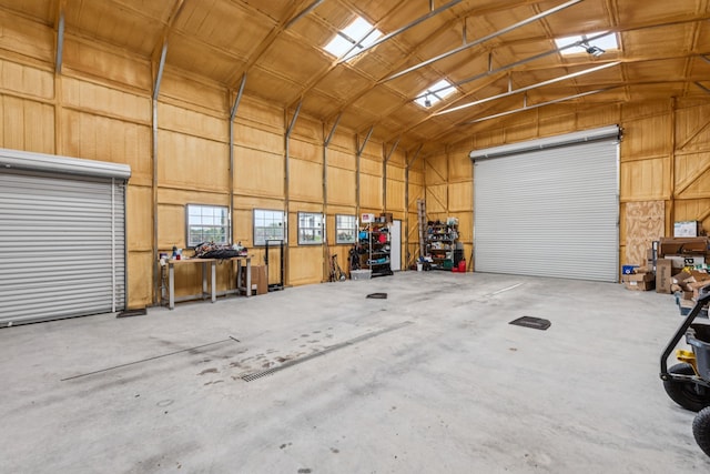 1001 Colina Vista Ln, Crowley, TX 76036 - garage with wooden walls