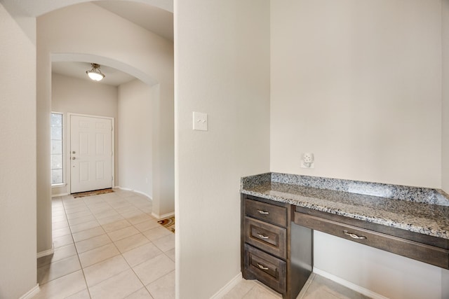 2133 Blakely Ct, Fort Worth, TX 76134 - bathroom featuring tile patterned flooring, vanity, and baseboards