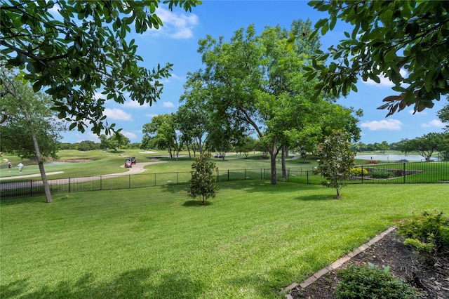 1524 Eastwick Ln, Plano, TX 75093 - view of yard with golf course view and a water view