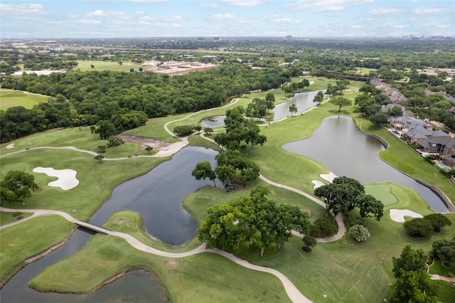 1524 Eastwick Ln, Plano, TX 75093 - view of property location with a large body of water, a tree filled landscape, and a golf club