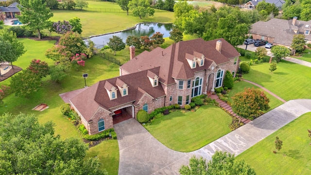 508 Moraine Way, Heath, TX 75032 - aerial perspective of suburban area with a nearby body of water