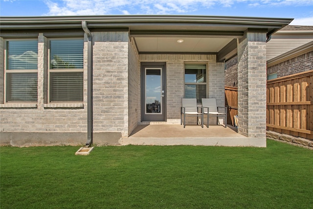 4007 Buckeye Bnd, Melissa, TX 75454 - rear view of house with brick siding and a patio area