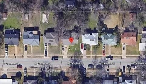 3416 W Gambrell St, Fort Worth, TX 76133 - aerial map of property and surrounding area