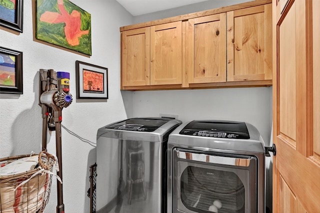 4920 County Road 179, Celina, TX 75009 - laundry room with cabinet space and washing machine and dryer
