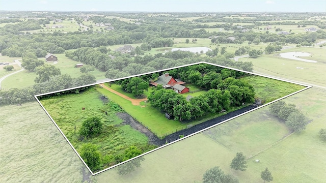 4920 County Road 179, Celina, TX 75009 - overview of rural landscape featuring property parcel outlined