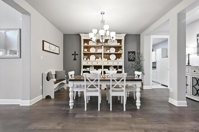 7431 Bald Cypress Dr, Ovilla, TX 75154 - dining room with a chandelier and wood finished floors