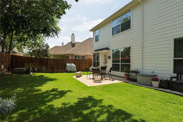 4405 Vista Meadows Dr, Fort Worth, TX 76244 - rear view of house with a patio area
