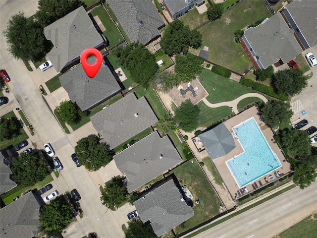 4405 Vista Meadows Dr, Fort Worth, TX 76244 - aerial overview of property's location featuring nearby suburban area and a pool