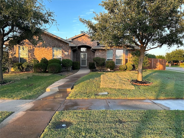 9404 Mirror Fountain Cir, Frisco, TX 75033 - view of front facade with brick siding