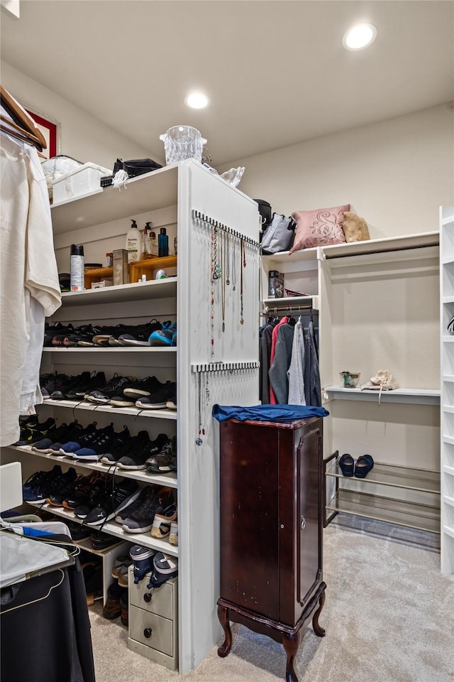 5100 Swisher Rd, Denton, TX 76208 - walk in closet featuring carpet floors