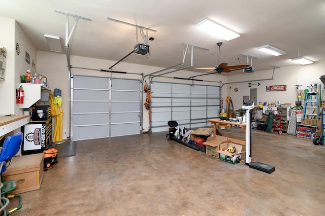5100 Swisher Rd, Denton, TX 76208 - garage with a garage door opener