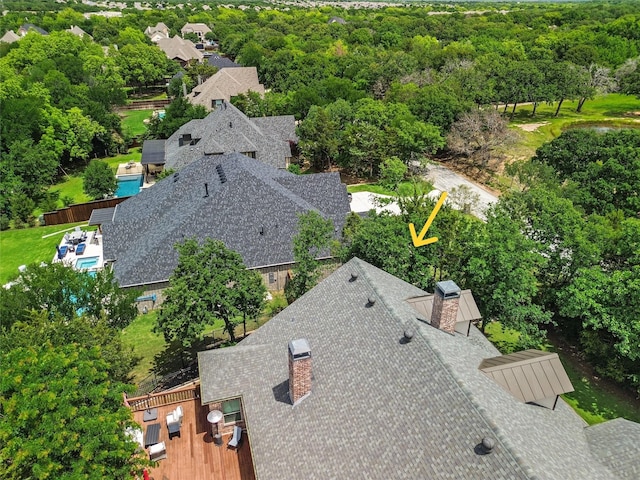 5100 Swisher Rd, Denton, TX 76208 - view from above of property