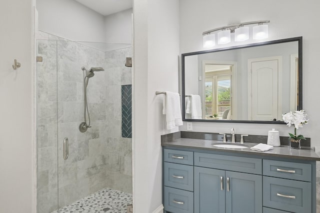 4158 Benchmark Ln, Frisco, TX 75034 - bathroom with a shower stall and vanity
