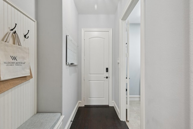 4158 Benchmark Ln, Frisco, TX 75034 - doorway to outside with dark wood finished floors