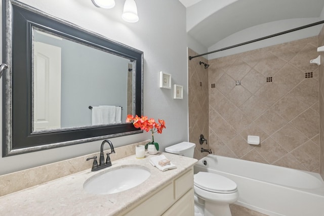 4158 Benchmark Ln, Frisco, TX 75034 - full bath featuring vanity, tub / shower combination, and toilet
